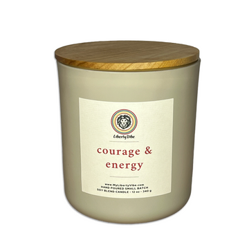 Red- Courage & Energy Vibe Candle