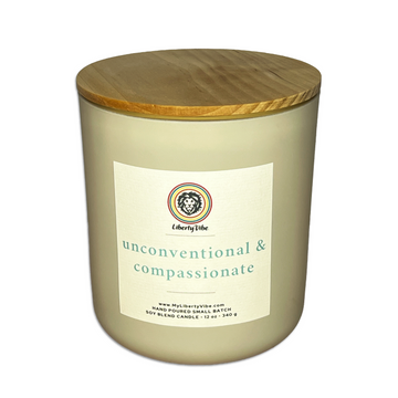 Teal Blue- Unconventional & Compassionate Vibe Candle